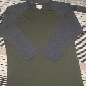 Medium green and gray Lularoe Randy